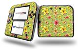 Beach Flowers Sage Green - Decal Style Vinyl Skin fits Nintendo 2DS - 2DS NOT INCLUDED