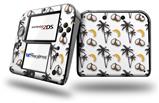 Coconuts Palm Trees and Bananas White - Decal Style Vinyl Skin fits Nintendo 2DS - 2DS NOT INCLUDED