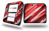 Paint Blend Red - Decal Style Vinyl Skin fits Nintendo 2DS - 2DS NOT INCLUDED