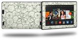 Flowers Pattern 05 - Decal Style Skin fits 2013 Amazon Kindle Fire HD 7 inch
