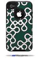 Locknodes 03 Hunter Green - Decal Style Vinyl Skin fits Otterbox Commuter iPhone4/4s Case (CASE SOLD SEPARATELY)