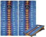 Cornhole Game Board Vinyl Skin Wrap Kit - Tie Dye Spine 104 fits 24x48 game boards (GAMEBOARDS NOT INCLUDED)