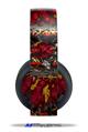 Vinyl Decal Skin Wrap compatible with Original Sony PlayStation 4 Gold Wireless Headphones Bed Of Roses (PS4 HEADPHONES  NOT INCLUDED)