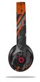 Skin Decal Wrap compatible with Beats Solo 2 WIRED Headphones Baja 0014 Burnt Orange (HEADPHONES NOT INCLUDED)