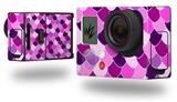 Scales Pink Purple - Decal Style Skin fits GoPro Hero 3+ Camera (GOPRO NOT INCLUDED)