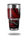 Skin Decal Wrap for Yeti Tumbler Rambler 30 oz Baja 0040 Red Dark (TUMBLER NOT INCLUDED)