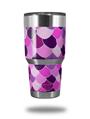 Skin Decal Wrap for Yeti Tumbler Rambler 30 oz Scales Pink Purple (TUMBLER NOT INCLUDED)