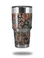 Skin Decal Wrap for Yeti Tumbler Rambler 30 oz Woodcut Natural 135 - 0401 (TUMBLER NOT INCLUDED)