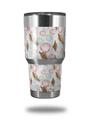 Skin Decal Wrap for Yeti Tumbler Rambler 30 oz Sea Shells 02 White (TUMBLER NOT INCLUDED)