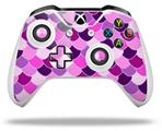 WraptorSkinz Decal Skin Wrap Set works with 2016 and newer XBOX One S / X Controller Scales Pink Purple (CONTROLLER NOT INCLUDED)