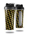 Decal Style Skin Wrap works with Blender Bottle 28oz Iowa Hawkeyes Tigerhawk Tiled 06 Gold on Black (BOTTLE NOT INCLUDED)