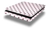 Vinyl Decal Skin Wrap compatible with Sony PlayStation 4 Slim Console Kearas Daisies Diffuse Glow Pink (PS4 NOT INCLUDED)