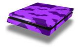 Vinyl Decal Skin Wrap compatible with Sony PlayStation 4 Slim Console Deathrock Bats Purple (PS4 NOT INCLUDED)