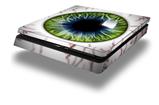 Vinyl Decal Skin Wrap compatible with Sony PlayStation 4 Slim Console Eyeball Blue Green (PS4 NOT INCLUDED)
