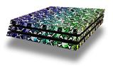 Vinyl Decal Skin Wrap compatible with Sony PlayStation 4 Pro Console Splatter Girly Skull Rainbow (PS4 NOT INCLUDED)