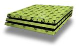 Vinyl Decal Skin Wrap compatible with Sony PlayStation 4 Pro Console Nautical Anchors Away 02 Sage Green (PS4 NOT INCLUDED)