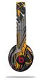 WraptorSkinz Skin Decal Wrap compatible with Beats Solo 2 and Solo 3 Wireless Headphones Baja 0032 Orange (HEADPHONES NOT INCLUDED)
