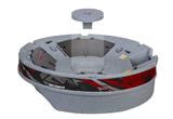 Baja 0014 Red Dark - Vinyl Skin Partial Wrap Graphic fits Top Half of Ultraskiff 360 (ULTRASKIFF NOT INCLUDED)