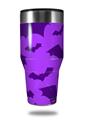 Skin Decal Wrap for Walmart Ozark Trail Tumblers 40oz Deathrock Bats Purple (TUMBLER NOT INCLUDED) by WraptorSkinz