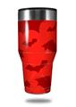 Skin Decal Wrap for Walmart Ozark Trail Tumblers 40oz Deathrock Bats Red (TUMBLER NOT INCLUDED) by WraptorSkinz