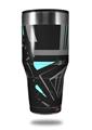 Skin Decal Wrap for Walmart Ozark Trail Tumblers 40oz Baja 0023 Neon Teal (TUMBLER NOT INCLUDED) by WraptorSkinz
