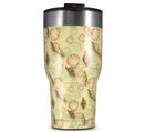 WraptorSkinz Skin Wrap compatible with 2017 and newer RTIC Tumblers 30oz Sea Shells 02 Yellow Sunshine (TUMBLER NOT INCLUDED)
