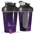 Decal Style Skin Wrap works with Blender Bottle 20oz Bokeh Music Purple (BOTTLE NOT INCLUDED)