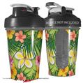 Decal Style Skin Wrap works with Blender Bottle 20oz Beach Flowers 02 Sage Green (BOTTLE NOT INCLUDED)