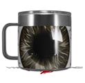 Skin Decal Wrap for Yeti Coffee Mug 14oz Eyeball Brown - 14 oz CUP NOT INCLUDED by WraptorSkinz