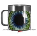 Skin Decal Wrap for Yeti Coffee Mug 14oz Eyeball Blue Green - 14 oz CUP NOT INCLUDED by WraptorSkinz