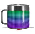 Skin Decal Wrap for Yeti Coffee Mug 14oz Faded Dots Purple Green - 14 oz CUP NOT INCLUDED by WraptorSkinz