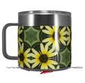 Skin Decal Wrap for Yeti Coffee Mug 14oz Daisies Yellow - 14 oz CUP NOT INCLUDED by WraptorSkinz