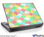 Laptop Skin (Small) - Brushed Cirlces Multi Light