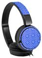 Decal style Skin Wrap for Sony MDR ZX110 Headphones Gothic Punk Pattern Blue (HEADPHONES NOT INCLUDED)
