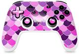 Skin Decal Wrap works with Original Google Stadia Controller Scales Pink Purple Skin Only CONTROLLER NOT INCLUDED