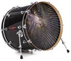 Decal Skin works with most 24" Bass Kick Drum Heads Hollow - DRUM HEAD NOT INCLUDED
