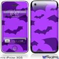 iPhone 3GS Skin - Deathrock Bats Purple