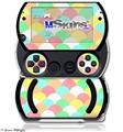 Brushed Cirlces Multi Light - Decal Style Skins (fits Sony PSPgo)