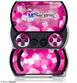 Bokeh Squared Hot Pink - Decal Style Skins (fits Sony PSPgo)