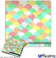 Decal Skin compatible with Sony PS3 Slim Brushed Cirlces Multi Light