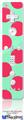 Wii Remote Controller Face ONLY Skin - Kearas Polka Dots Pink And Blue