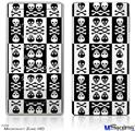 Zune HD Skin - Skull And Crossbones Pattern Bw