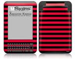 Stripes Red - Decal Style Skin fits Amazon Kindle 3 Keyboard (with 6 inch display)