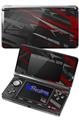 Baja 0014 Red Dark - Decal Style Skin fits Nintendo 3DS (3DS SOLD SEPARATELY)