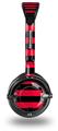 Stripes Red Decal Style Skin fits Skullcandy Lowrider Headphones (HEADPHONES  SOLD SEPARATELY)