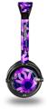Daisies Purple Decal Style Skin fits Skullcandy Lowrider Headphones (HEADPHONES  SOLD SEPARATELY)