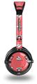 Paper Planes Coral Decal Style Skin fits Skullcandy Lowrider Headphones (HEADPHONES  SOLD SEPARATELY)
