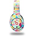 WraptorSkinz Skin Decal Wrap compatible with Beats Studio (Original) Headphones Brushed Geometric Vertical Skin Only (HEADPHONES NOT INCLUDED)