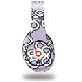 WraptorSkinz Skin Decal Wrap compatible with Beats Studio (Original) Headphones Locknodes 03 Lavender Skin Only (HEADPHONES NOT INCLUDED)
