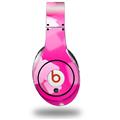 WraptorSkinz Skin Decal Wrap compatible with Beats Studio (Original) Headphones Bokeh Squared Hot Pink Skin Only (HEADPHONES NOT INCLUDED)